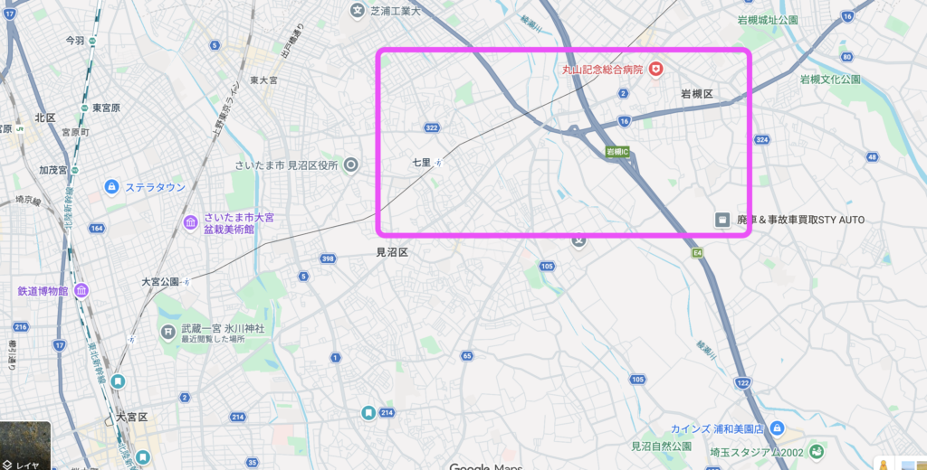 岩槻周辺